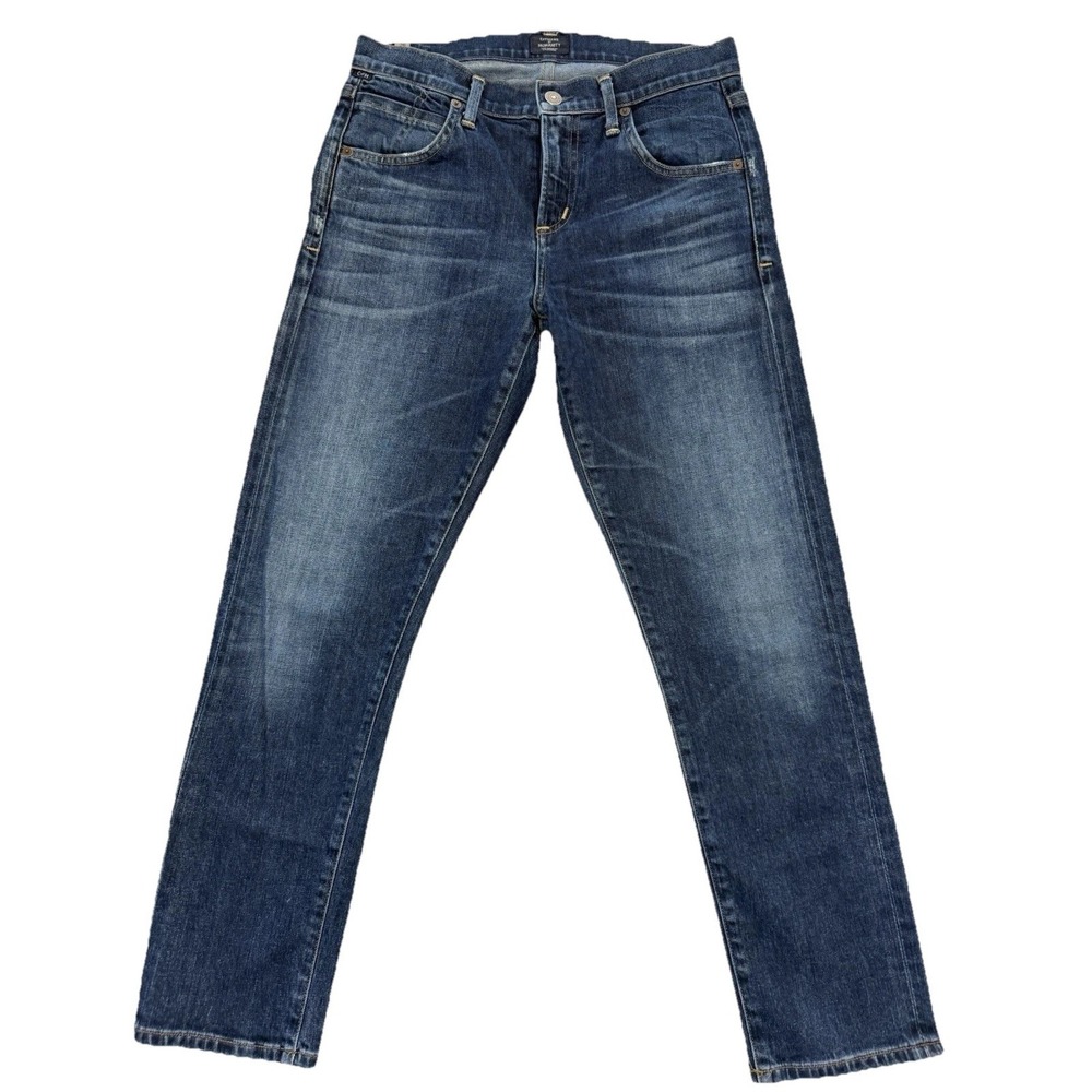 Citizens of Humanity Jeans Women's 26 Elsa‎ Mid Rise Slim Crop Blue Denim USA